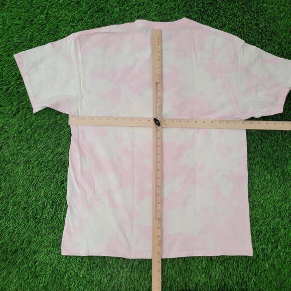 Simpson Krusty-the-Clown Shirt L/XL 22x29 Pink Cartoon Bleached - Picture 3 of 11